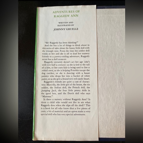 VINTAGE 1979 Adventures of Raggedy Ann Children’s Book - Picture 3 of 12